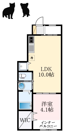 サンプレスの間取り写真