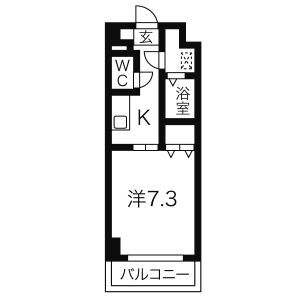 びいV堀田の間取り