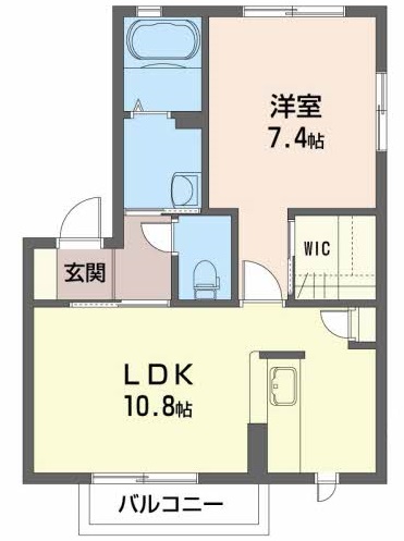 シャーメゾン栗生IIの間取り