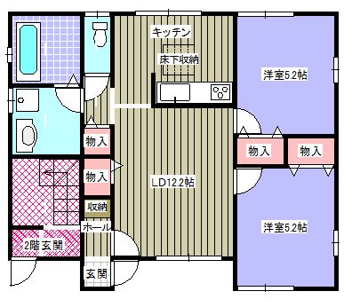 アーバンフォレストＢの間取り