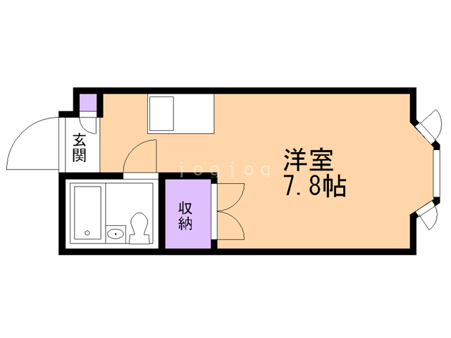 人見マンションの間取り