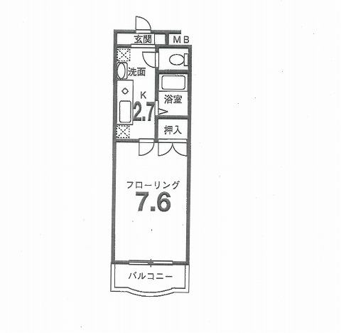 セラ中川IIの間取り