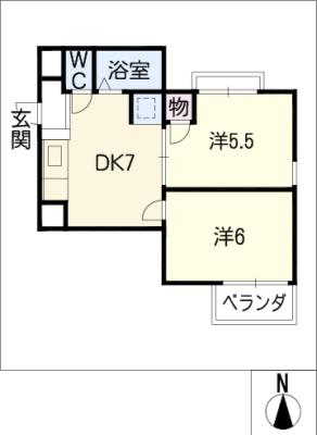 ドミール広路の間取り