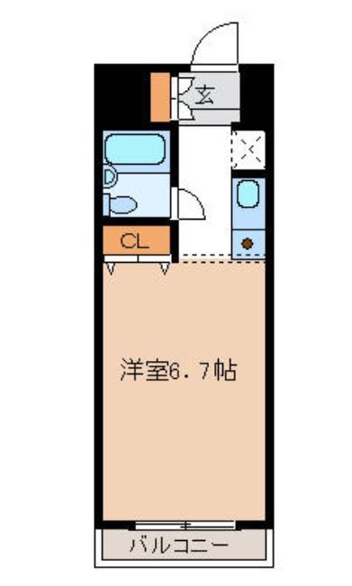 川越市脇田本町のマンションの間取り