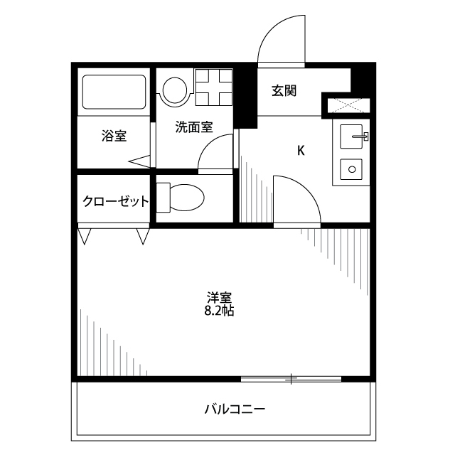 アンプルール　フェール　椋の間取り