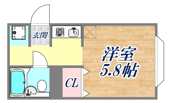 アメニティハイツ上ヶ原壱番館の間取り