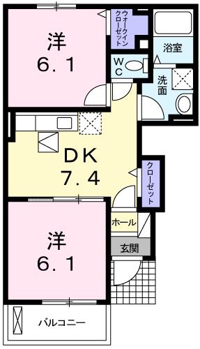 サニー　ハピネスの間取り