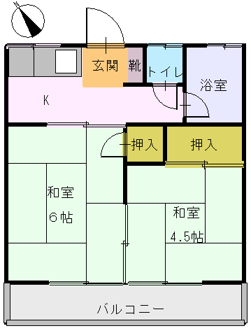 第１和田荘の間取り