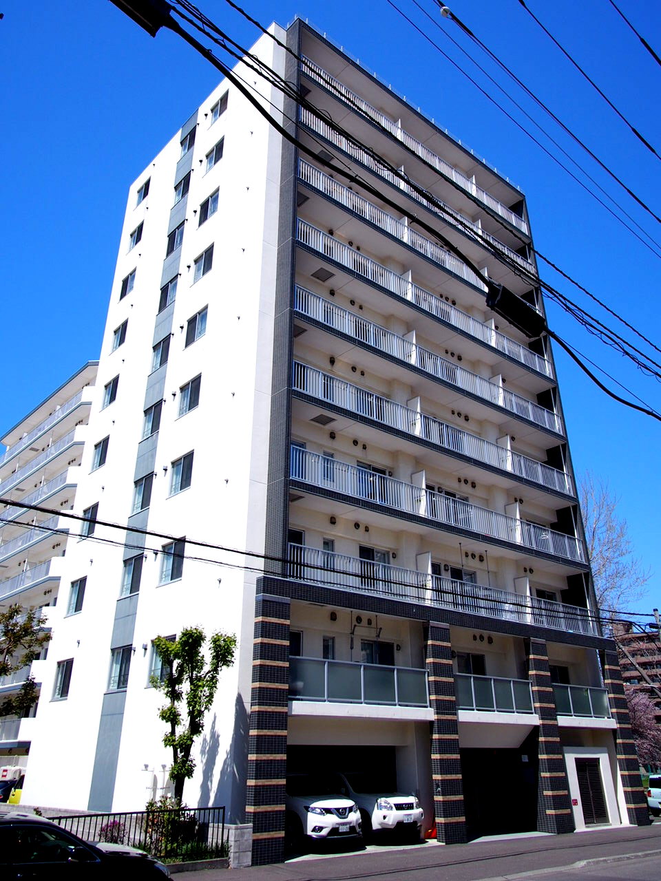 ハーモニーコート東札幌の建物外観
