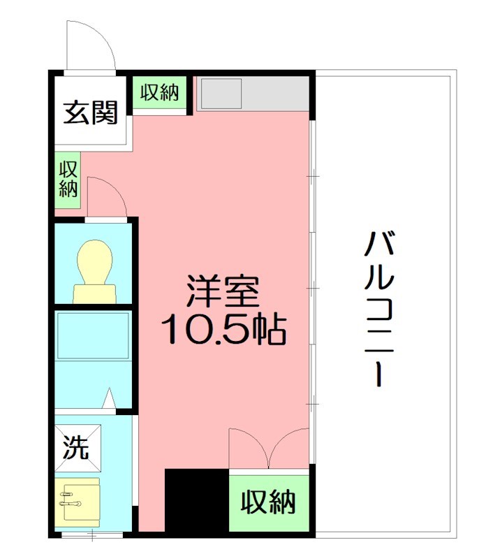 小田原市本町のマンションの間取り