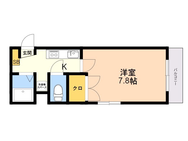 ハッピネス大濠の間取り