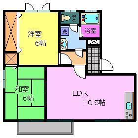 アネックス浪の浦の間取り