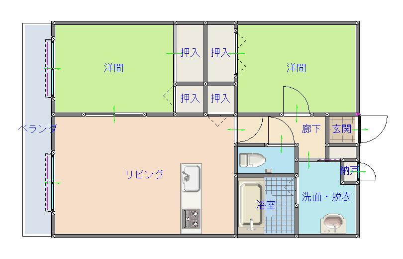 秋津グリーンプラザIIIの間取り