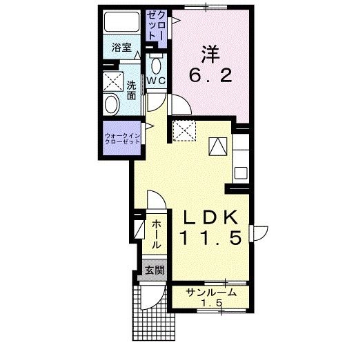 オアシス　IIの間取り