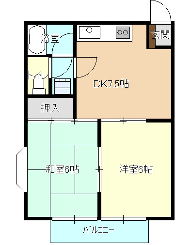 グリーンベルの間取り