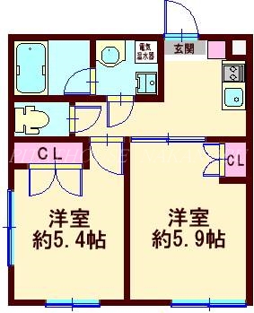 【品川区二葉のマンションの間取り】