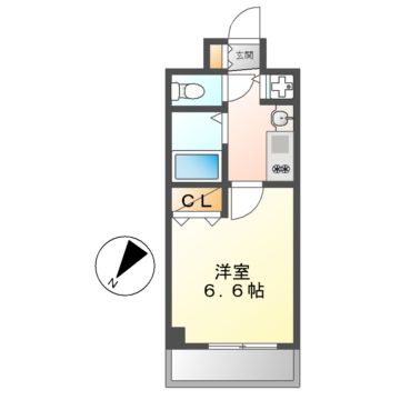 プレサンス千種駅前ネオステージの間取り