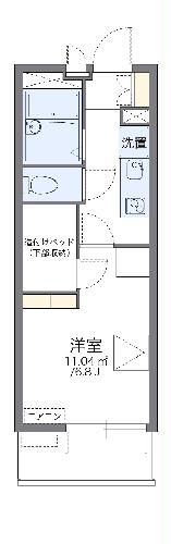 レオパレスプロスペラーレの間取り