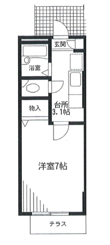 コート中海岸の間取り