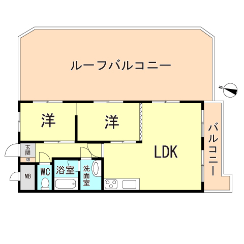 ライオンズマンション神戸明泉寺の間取り