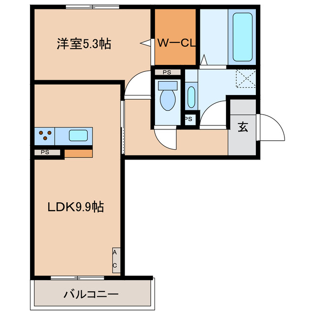 D-room天満町（仮）の間取り