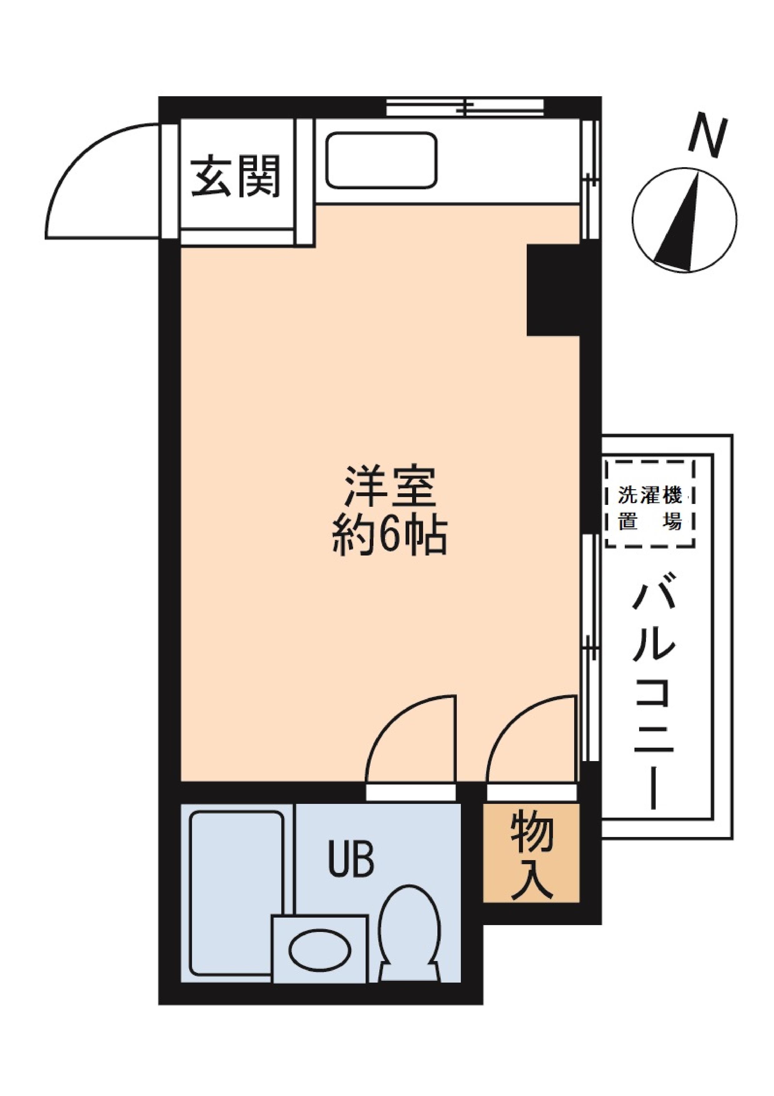 サニーハイツ森北の間取り