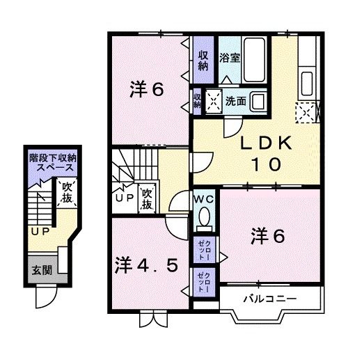 【アルコ・イーリスＢの間取り】