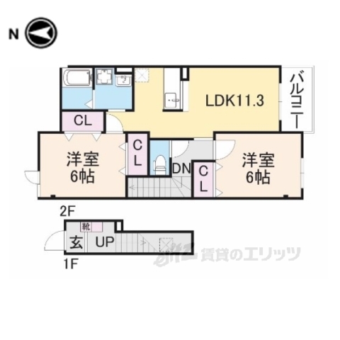 ファミールメゾンの間取り