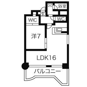 【ラッキーキャットの間取り】