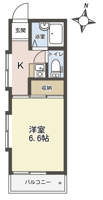 さいたま市南区神明のアパートの間取り