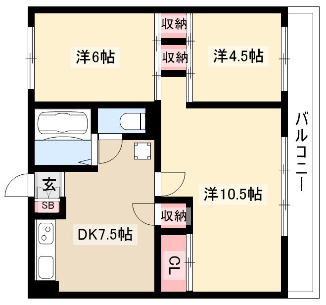 タマキビルの間取り