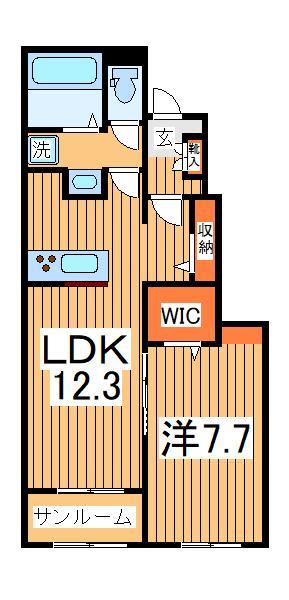 シャルマン　コリーヌの間取り