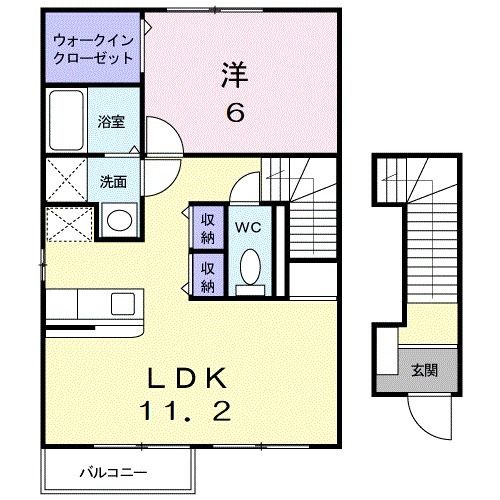 サウス　ヒルズ　Iの間取り