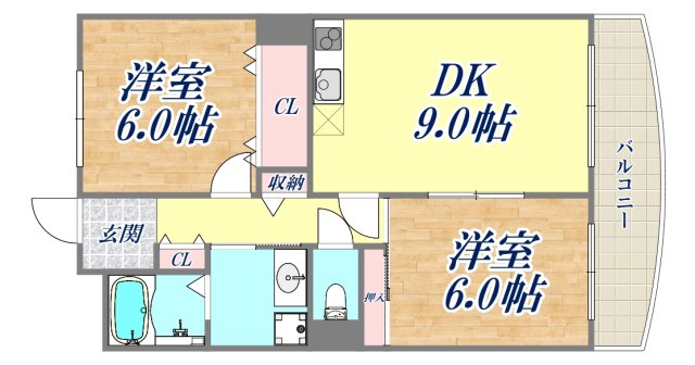 サムティ伊丹西台の間取り