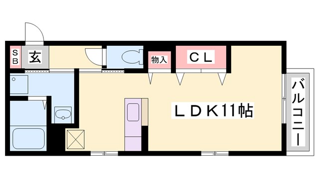 石がけ五番館の間取り