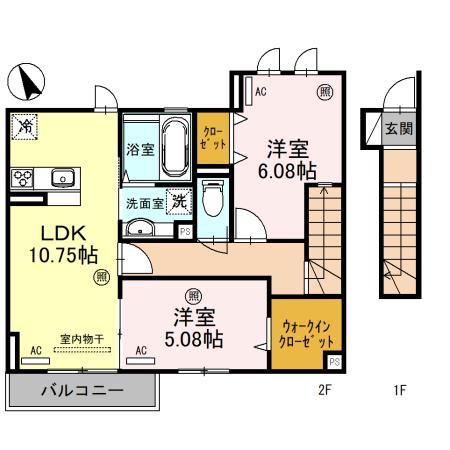 【ユウハイツＭの間取り】