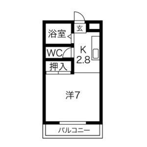 ハイツ林ヶ丘の間取り