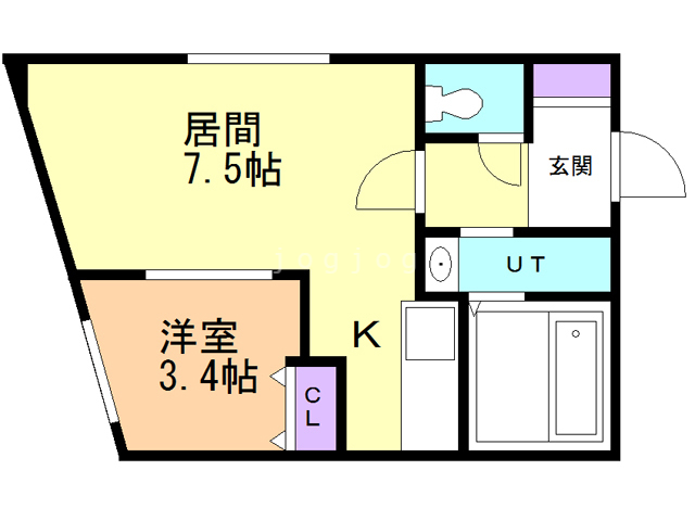 プレゾン北広島の間取り