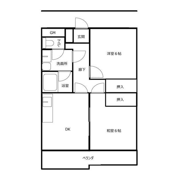 横浜市戸塚区川上町のマンションの間取り