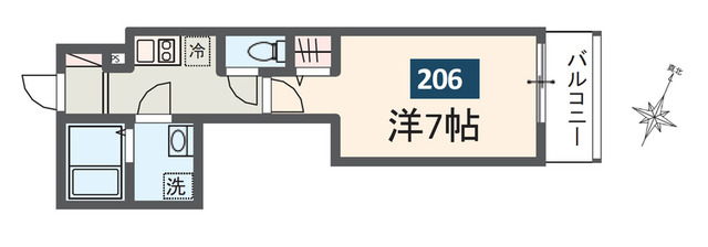 ＭＥＬＤＩＡ長沼IIの間取り