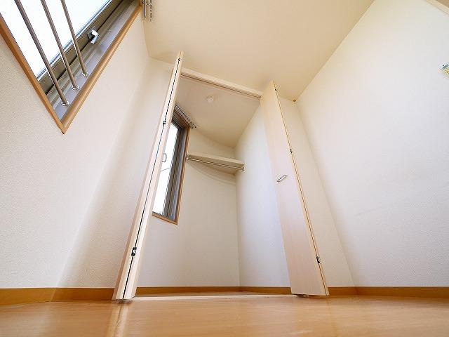 収納　十分な収納スペースがあります