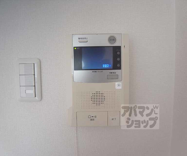 セキュリティ　来客者がわかるので安心ですね・