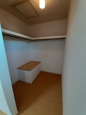 収納　たっぷりとした収納スペースです