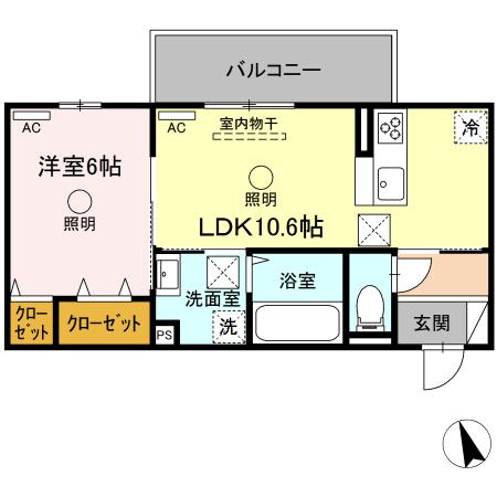 ル・シエル・ブルーの間取り