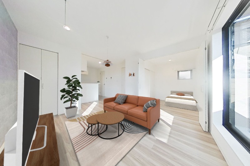 居室・リビング　家具はイメージです