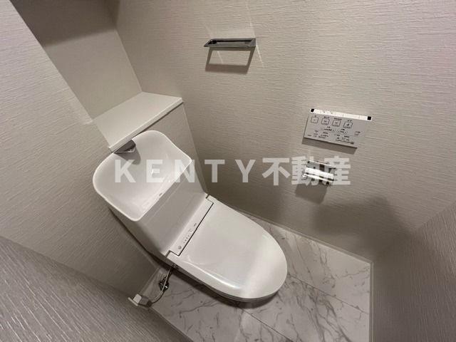 トイレ　ゆったりとした空間のトイレです