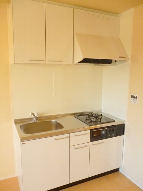 キッチン　グリル付きシステムキッチン