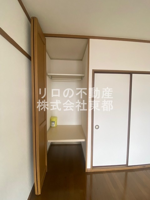 収納　奥行のある収納付です！増えがちな荷物をスッキリ収納できます！