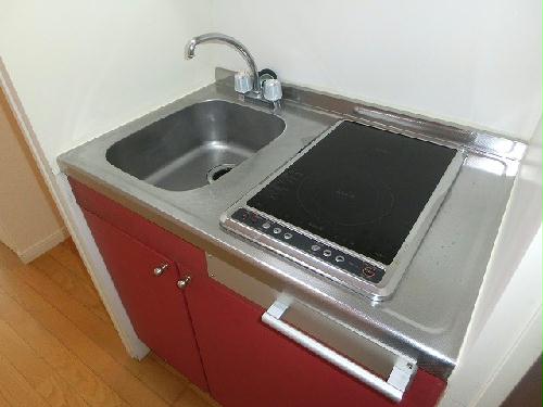 キッチン　電気コンロ2口