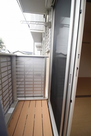 バルコニー　落ち着いた時間を過ごせるバルコニーです